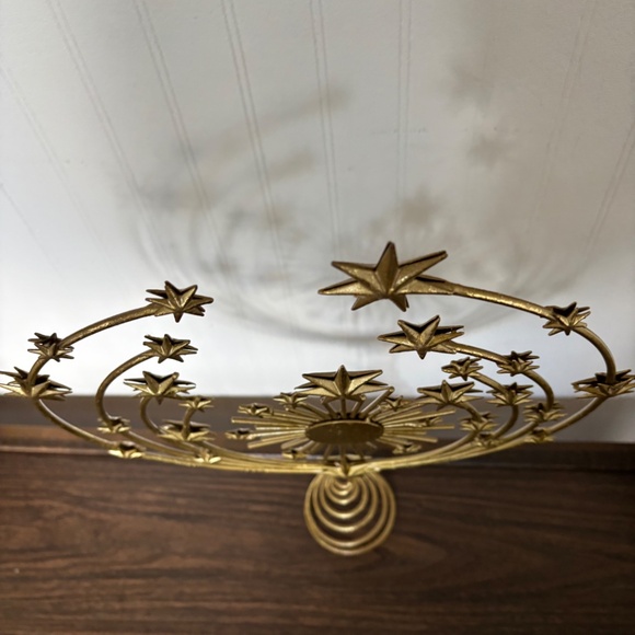Anthropologie Hedy Tree Topper | Celestial | Gold | Sun & Stars - Picture 3 of 7